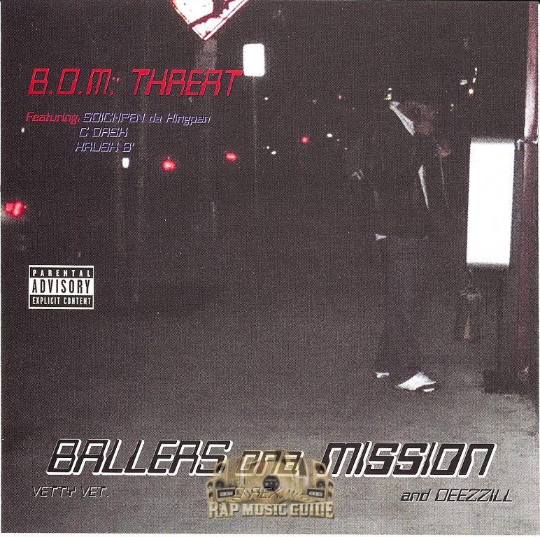 Ballers Ona Mission - B.O.M. Threat: CD | Rap Music Guide